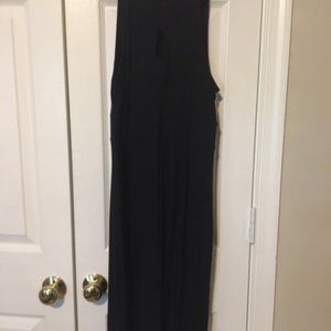 Ann Taylor Loft black keyhole dress